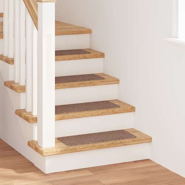 Maison Exclusive - Halkfria Mattor för Trappor 15 st 60 x 25 cm Brun PP