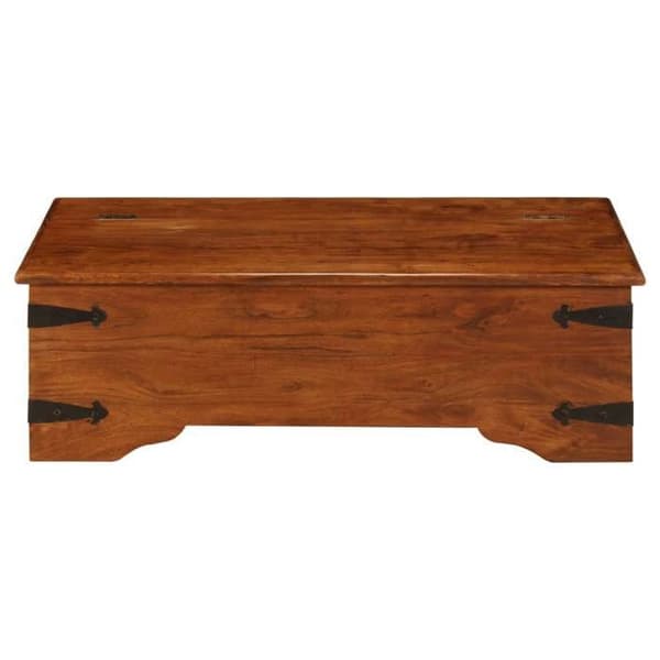 Maison Exclusive - Solid akacietræ sofabord med honningfinish 110x55x35cm Honung