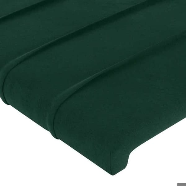 Maison Exclusive - LED-pääty, tummanvihreä 90x5x118/128 cm sametti mörkgrön