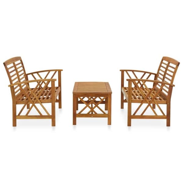 Maison Exclusive - Havegruppe 3 stk Solid akacietræ