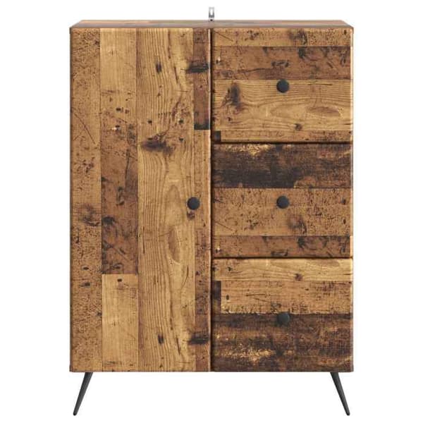 Maison Exclusive - Buffet Vanha puu 66 x 34,5 x 90 cm Insinööripuu Ej specificerat