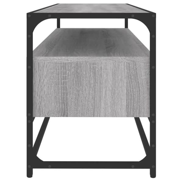 Maison Exclusive - TV-møbel sonoma grå 100x35x45 cm ingeniørtræ Sonoma grå
