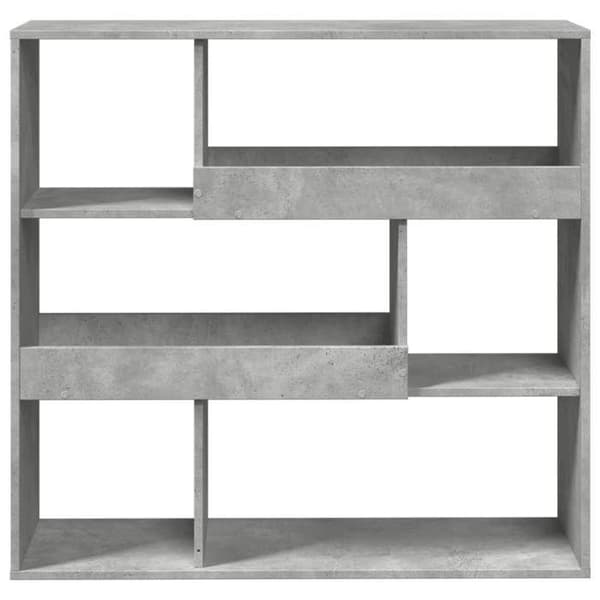 Maison Exclusive - Bibliotek/Rumseparator grå beton 100x33x94,5 cm
