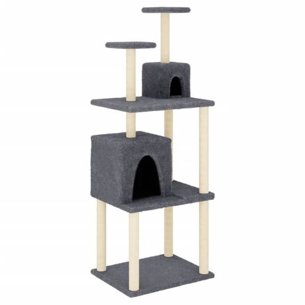 Maison Exclusive - Kattekradse med sisal i mørkegrå 167 cm mörkgrå
