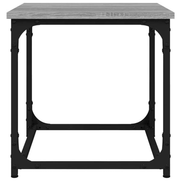 Maison Exclusive - Sonoma grå sidebord 40x40x40 cm Ingeniørtræ Sonoma grå