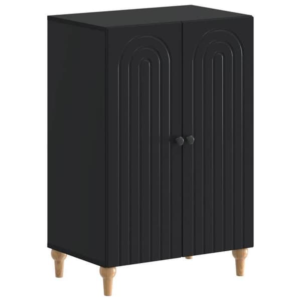 Skoopbevaring - MAISON EXCLUSIVE - ALKMAAR - 59,5x39,5x90 cm - Sort - Vendbare døre Svart