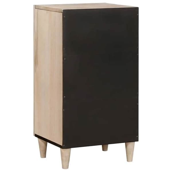 Buffé - EXKLUSIVT HUS - 40 x 33 x 75 cm - Massivt mangoträd - Vit - Nutida Vit
