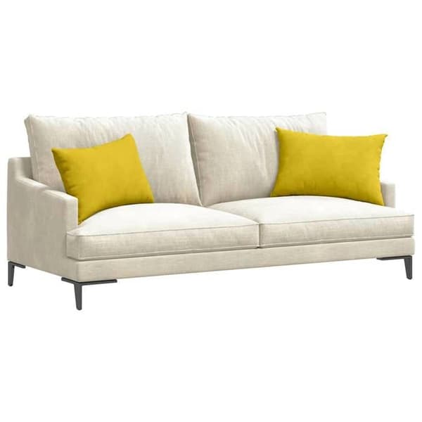 Maison Exclusive - Soffkuddar 2 st Gul 60 x 40 cm Gul