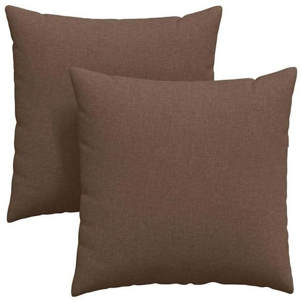 Maison Exclusive - Soffkuddar 2 st tyg Brun 60 x 60 cm brun