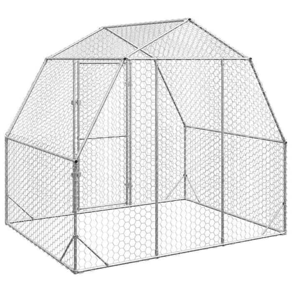 Maison Exclusive - Hønsehus 2,5x2x2,25 m galvaniseret stål