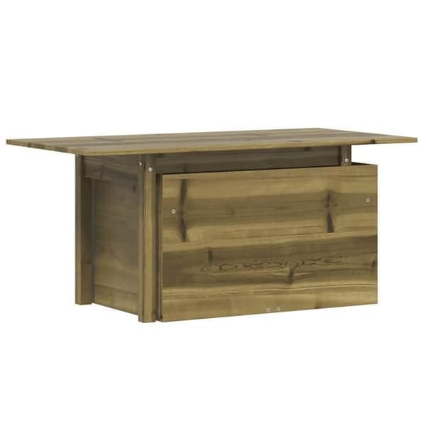Maison Exclusive - Trädgårdsbord 100x50x75 cm impregnerad furu