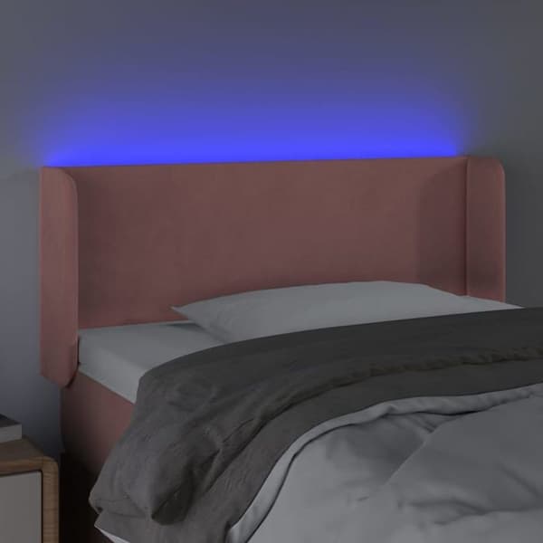 Maison Exclusive - LED-päätyruutu Rose 103x16x78/88 cm Sametti Ros