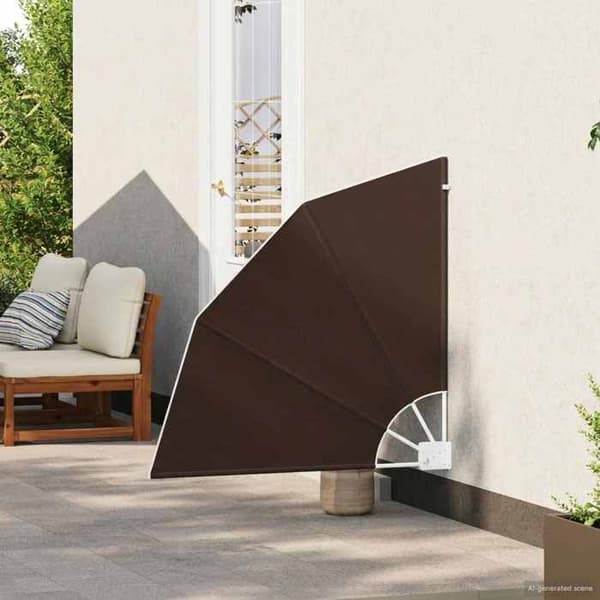 Maison Exclusive - Privatlivsskærm til balkon 115 x 115 cm Polyester