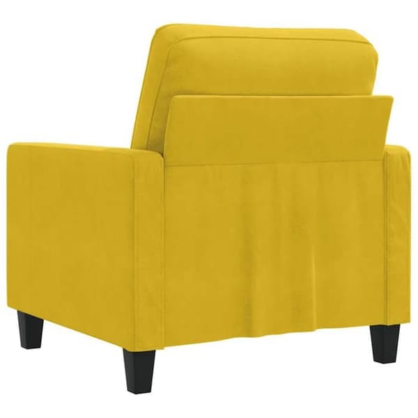 Maison Exclusive - Keltainen nojatuoli 60 cm samettia