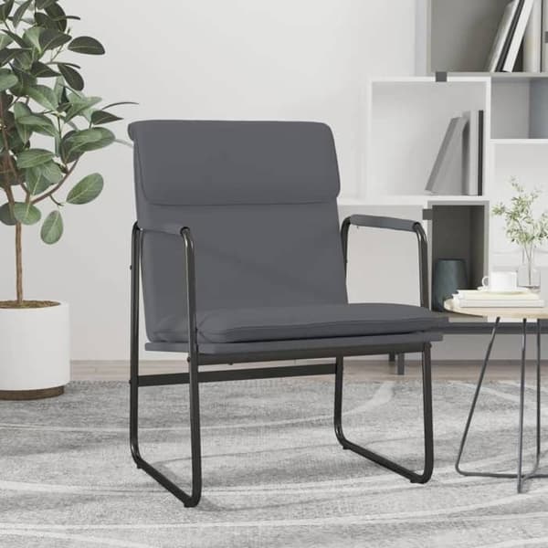 Maison Exclusive - Grå liggestol 55x64x80 cm Syntetisk læder