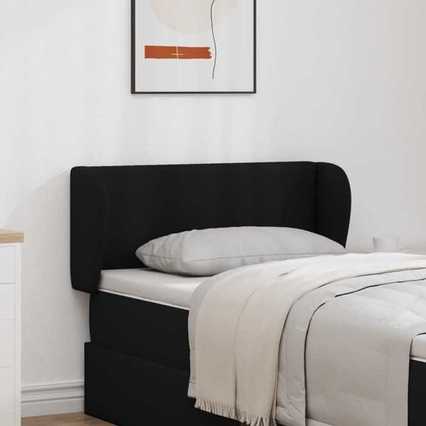Maison Exclusive - Hovedgærde Øre Sort 40 x 23 x 6 cm PVC