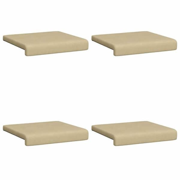 Maison Exclusive - Bänkdyna 4 st sammetstyg Grågrön Djup 35 cm