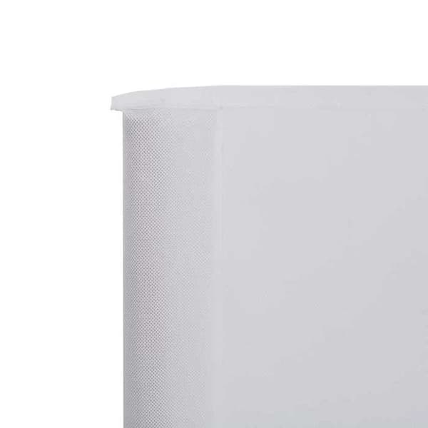 Maison Exclusive - Skärm 6 paneler Tyg 800 x 80 cm Vit