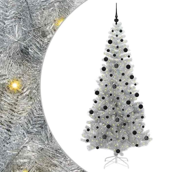 Maison Exclusive - Julgran Silver 210 cm PET Pengar