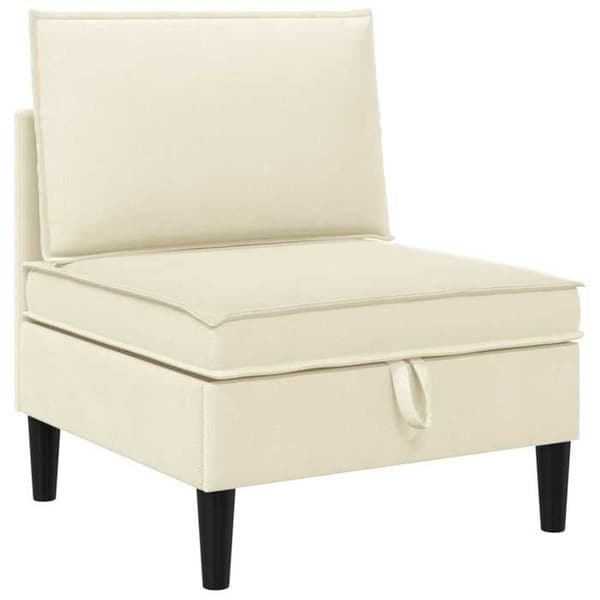 Maison Exclusive - Central sofa med opbevaring Creme Velour