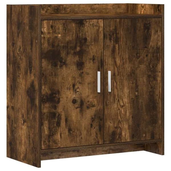 Maison Exclusive - Buffé Ek rökig 72 x 36 x 80 cm Ingenjörsträ