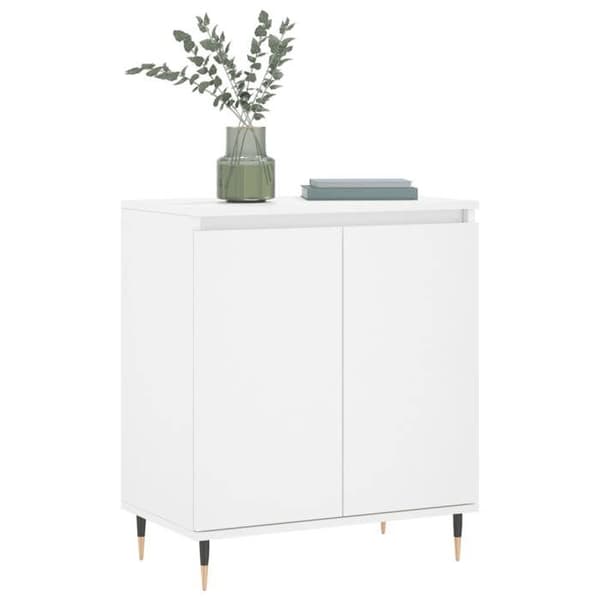 Maison Exclusive - Hvid Buffet 60x35x70 cm Ingeniørtræ