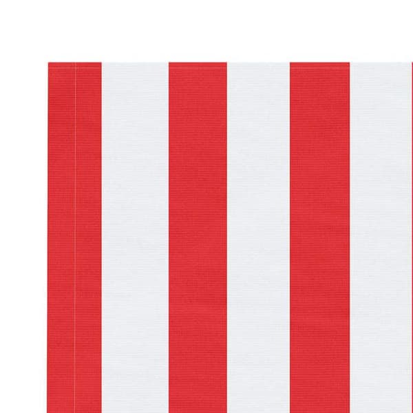 Maison Exclusive - Ersättningstyg för röd och vit markis 450x350 cm polyester
