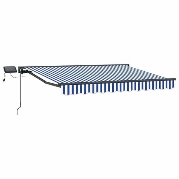 Maison Exclusive - Manuell rullgardinsram med LED 3 x 2,5 m