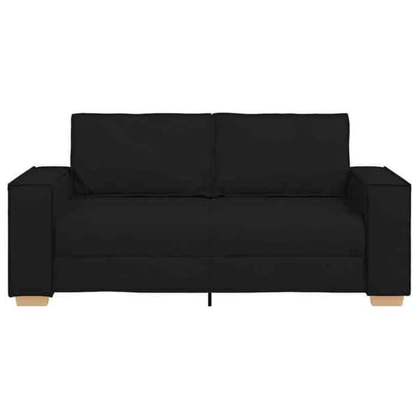 Sofa 2 pladser - MAISON EXCLUSIVE - Model Maison Exclusive - Sort - Polyester stof - 180 x 78 x 84 cm Svart