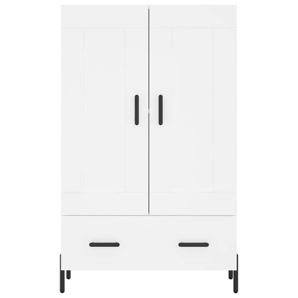 Maison Exclusive - Buffé hög vit 69,5x31x115 cm ingenjörsträ