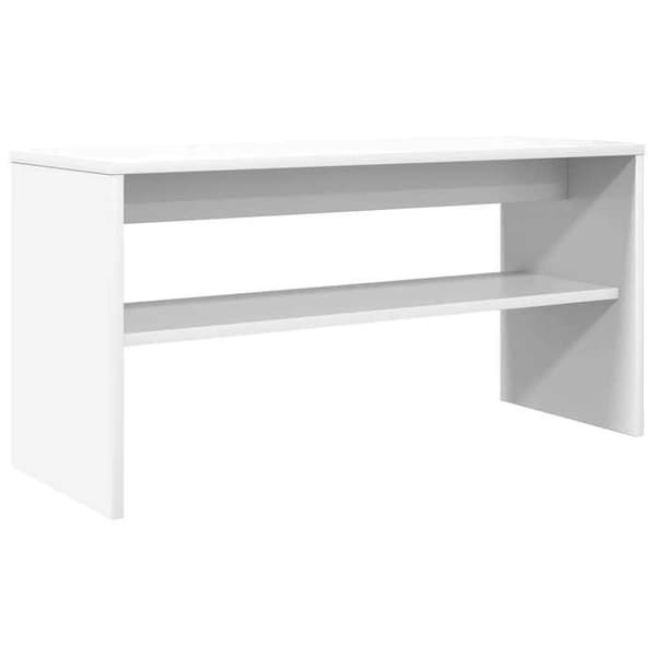 Maison Exclusive - TV-möbel 80 x 30 x 40 cm Vit Ingenjörsträ Vit