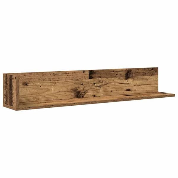 Maison Exclusive - Seinähyllyt 2 kpl vanha puu 100x16,5x16,5 cm