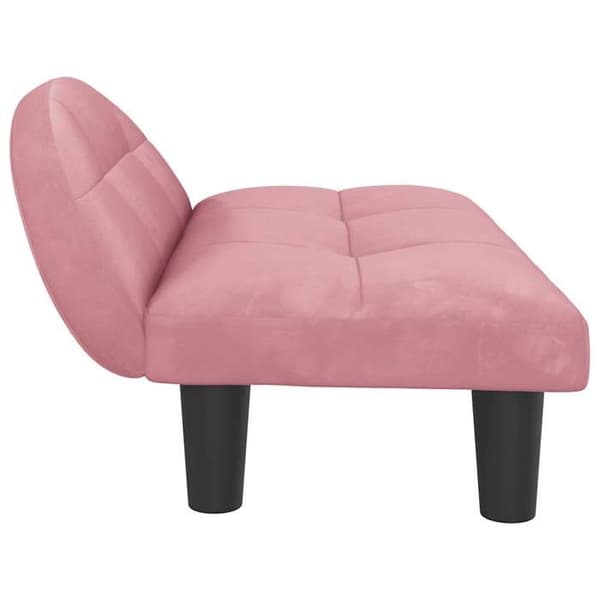 Maison Exclusive - Koiran sänky vaaleanpunainen 70x52x30 cm sametti Ros