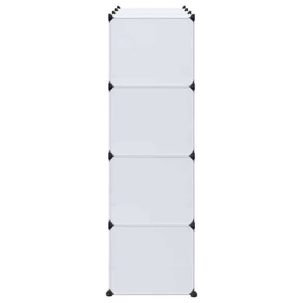 Maison Exclusive - Modulskab 9 rum 109x36,5x143 cm hvid Vit
