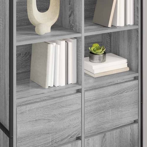 Maison Exclusive - Buffé Grå Sonoma 81 x 36 x 150,5 cm Ingenjörsträ