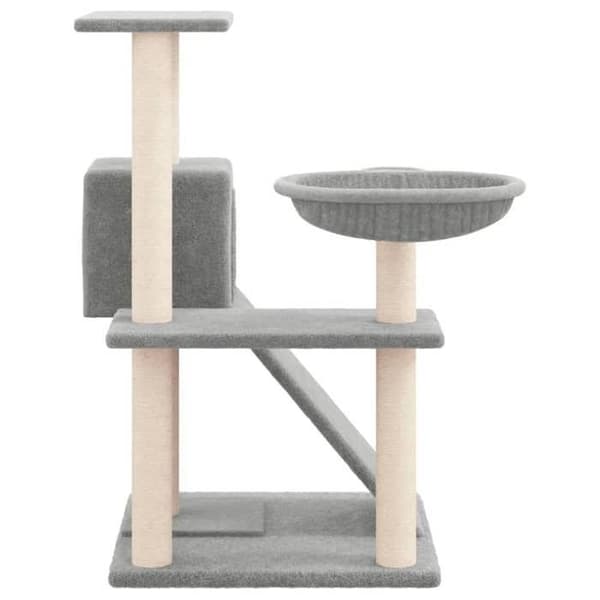 Maison Exclusive - Katte træ med sisal kløer Lys grå 82 cm Ljusgrått