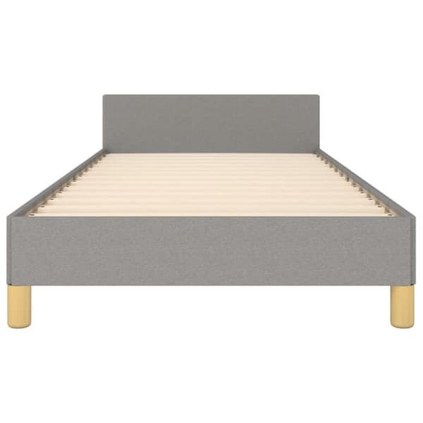Maison Exclusive - Sengebund uden madras lys grå 90x200 cm stof
