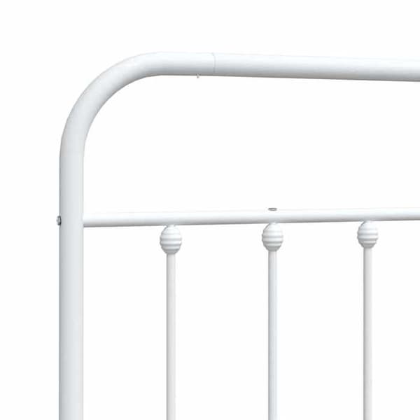 Maison Exclusive - Erstatnings hovedgærde i hvid metal 193 cm Vit