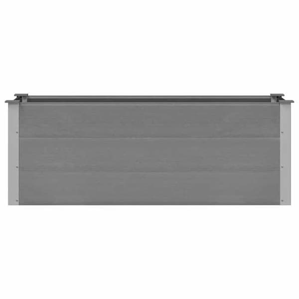 Maison Exclusive - Nostettu puutarhavuode WPC 150x50x54 cm Harmaa