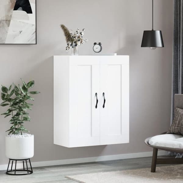 Maison Exclusive - Väggskåp vit 69,5x34x90 cm ingenjörsträ
