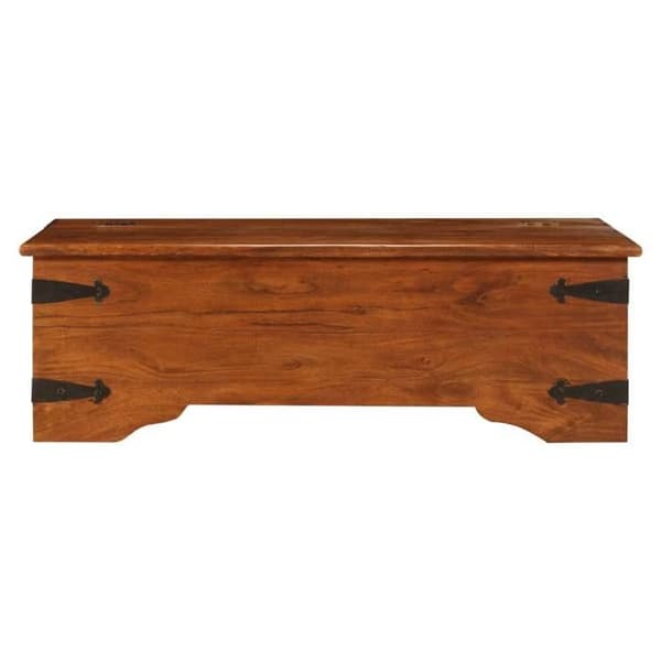 Maison Exclusive - Solid akacietræ sofabord med honningfinish 110x55x35cm Honung