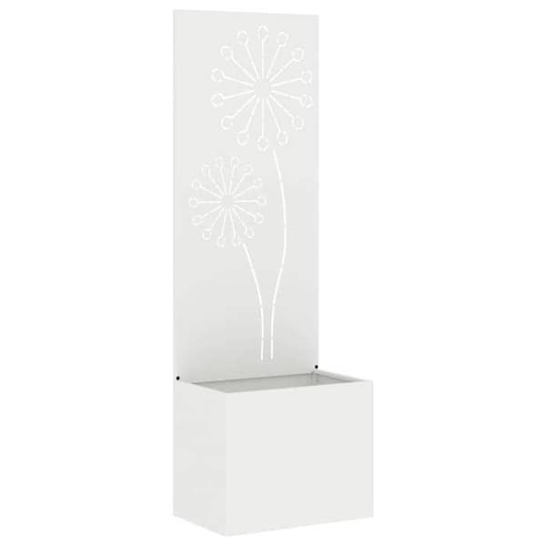 Maison Exclusive - Trädgårdsskyddsskärm Vit 50 x 32 x 150 cm