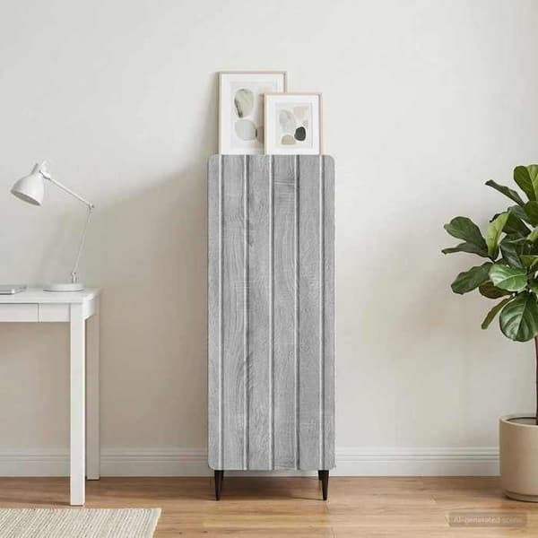Maison Exclusive - Buffé Sonoma grå 34,5 x 33 x 92 cm Ingenjörsträ