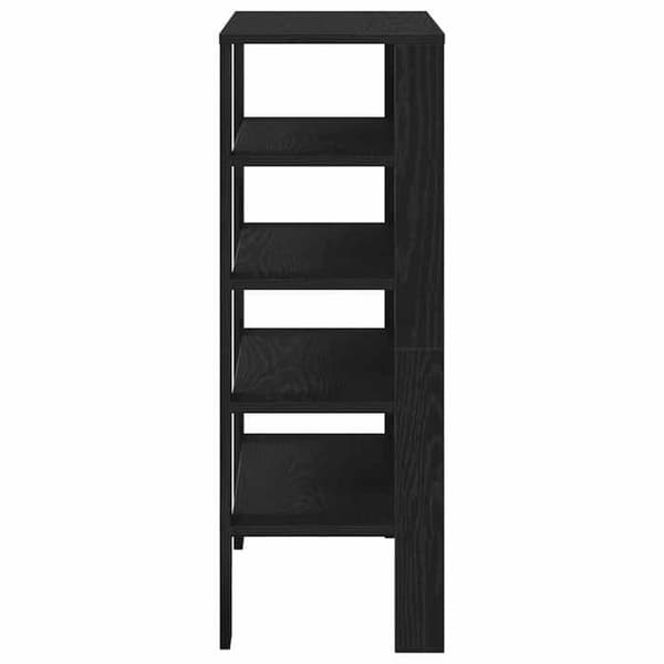 Maison Exclusive - Skohylde sort 61x32x87,5 cm ingeniørtræ