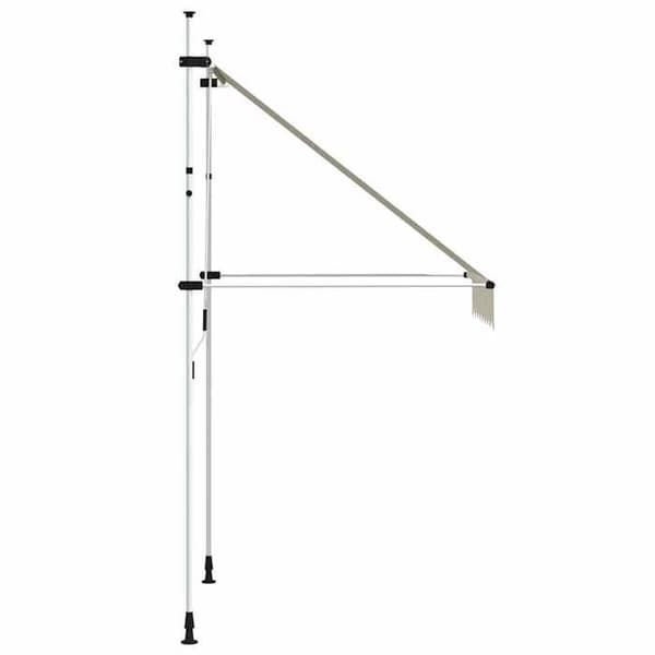 Maison Exclusive - Manuell utdragbar markis 150 cm Kräm Grädde