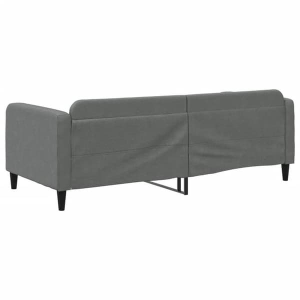 Maison Exclusive - Sängsoffa utan madrass mörkgrå 90x200 cm tyg mörkgrå