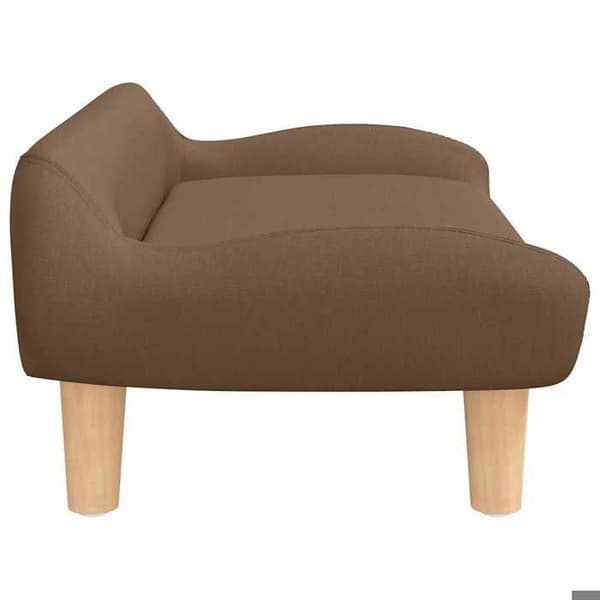 Maison Exclusive - Hundsäng brun 70x40x24 cm tyg brun