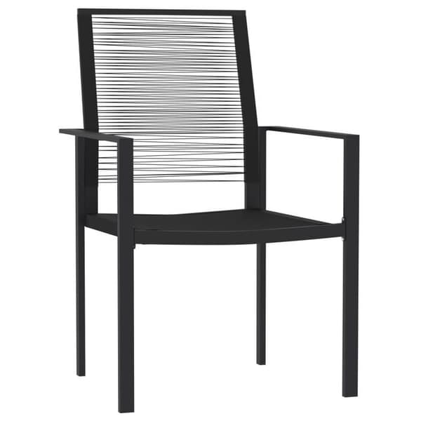 Maison Exclusive - Have spisebordssæt 5 stk Sort