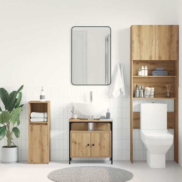Maison Exclusive - Badeværelsesvaskeskab i håndlavet eg 60x30x60 cm