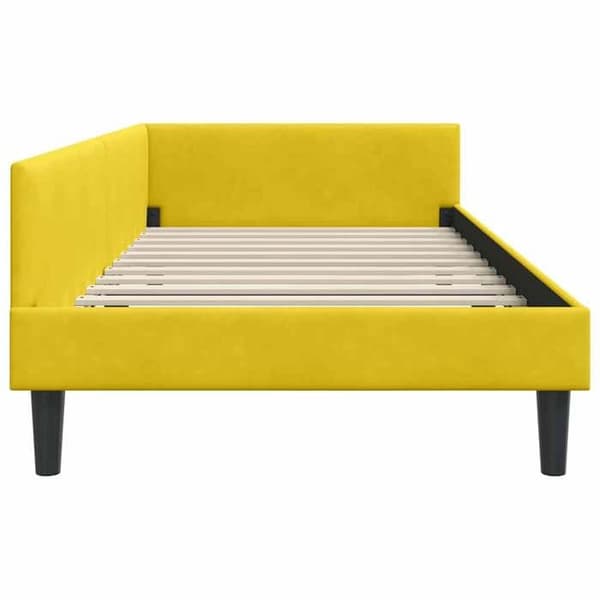 Maison Exclusive - Gul Vinkel Seng 100 cm x 200 cm Velour